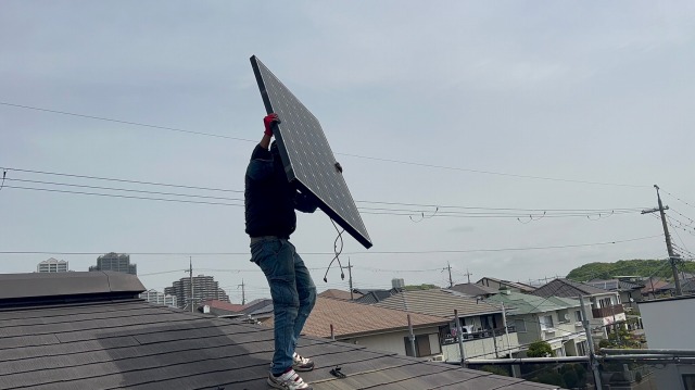 太陽光パネル撤去